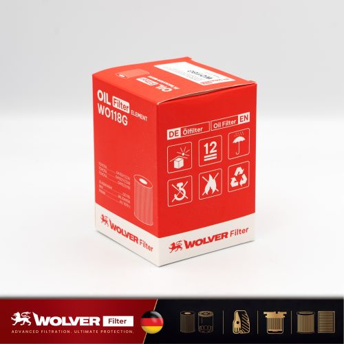 Lọc Nhớt Động Cơ: Wolver WO118G